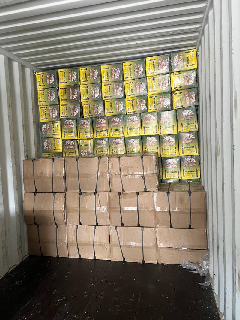 Consolidated goods, ready to ship